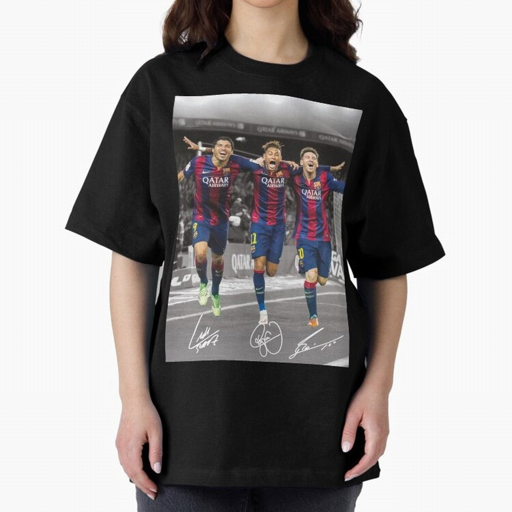 Messi Neymar Suarez Premium T-Shirt Support Iconic Players in FIFA World Cup 2026 USA Canada Mexico Capturing CR7 and Messi, Argentina and Brazil Energy, Champion Mindset, Group Stage Buzz, Knockout Tension and Passionate Fan Culture; Ideal for