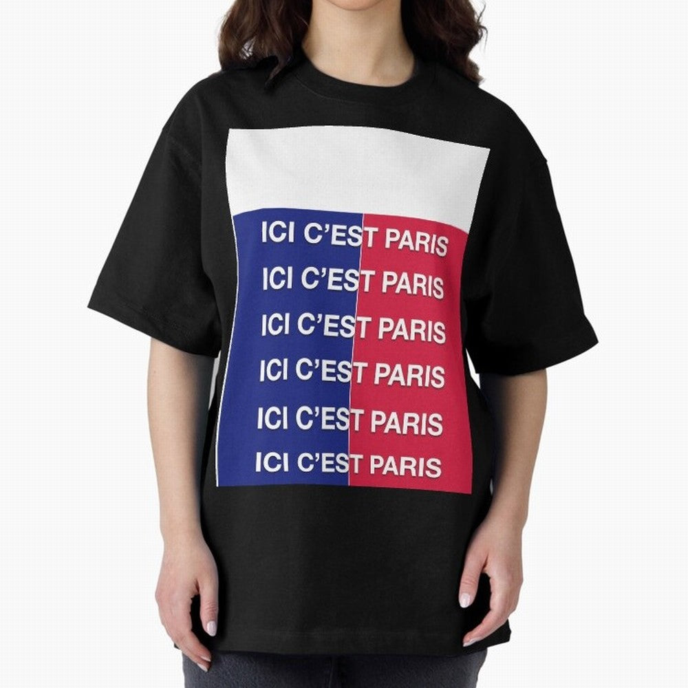 ICI C'EST PARIS Graphic T-Shirt Follow Every Goal of Match Day Hype around FIFA World Cup 2026 Group Stage, Mbappe and Neymar, Portugal, Football History, Final Match Energy, Crowd Noise and Once in a Lifetime Moments; Ideal for Passionate Fans Who