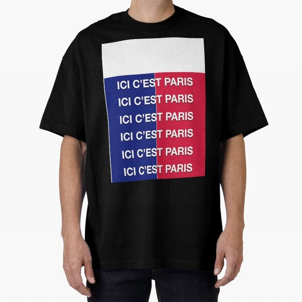 ICI C'EST PARIS Graphic T-Shirt Follow Every Goal of Match Day Hype around FIFA World Cup 2026 Group Stage, Mbappe and Neymar, Portugal, Football History, Final Match Energy, Crowd Noise and Once in a Lifetime Moments; Ideal for Passionate Fans Who