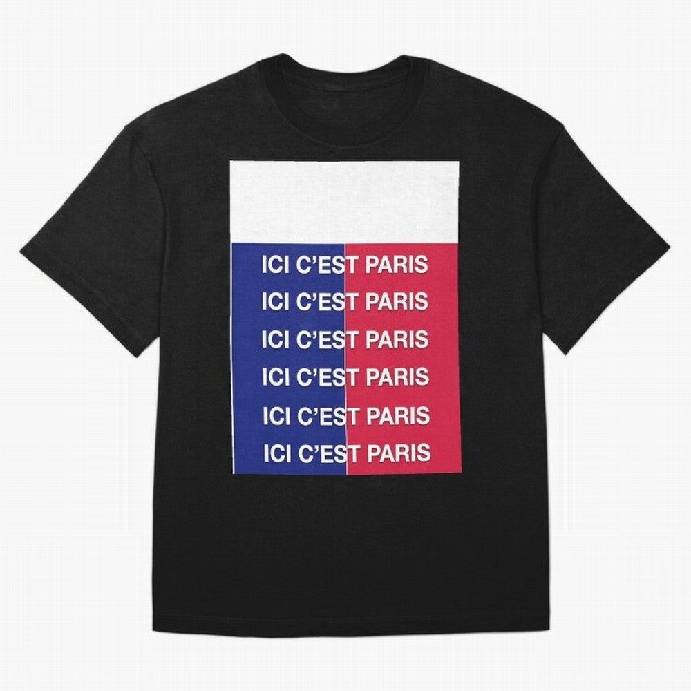 ICI C'EST PARIS Graphic T-Shirt Follow Every Goal of Match Day Hype around FIFA World Cup 2026 Group Stage, Mbappe and Neymar, Portugal, Football History, Final Match Energy, Crowd Noise and Once in a Lifetime Moments; Ideal for Passionate Fans Who