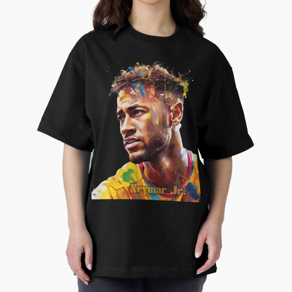 Neymar Premium T-Shirt Show Your Stadium Side during Match Day Hype around FIFA World Cup 2026 USA Canada Mexico, Messi and Cristiano Ronaldo, Brazil, Football Festival Excitement, Trophy Ambitions, Country Rivalries and Star Player Buzz; Built for