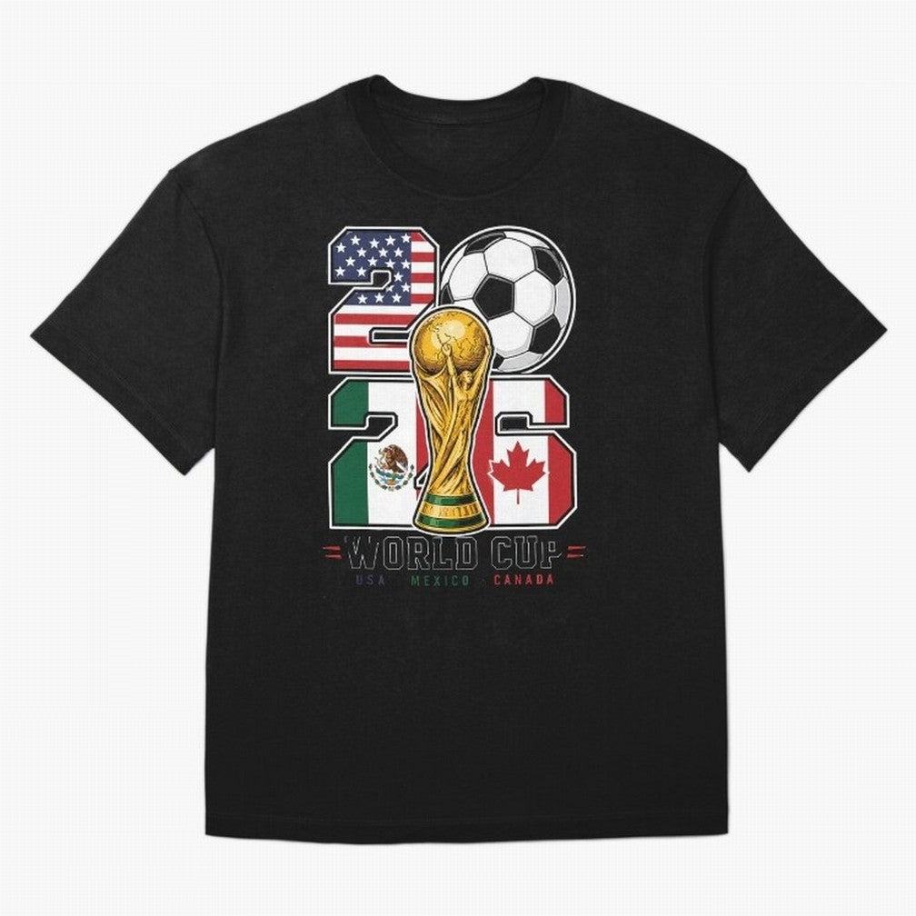 2026 Soccer World Cup Football Design Classic T-Shirt Show Your Love for the FIFA World Cup 2026 USA Canada Mexico Journey through Neymar, Haaland and Cristiano Ronaldo Highlights, Portugal Pride, Stadium Chants, National Pride, Trophy Dreams and