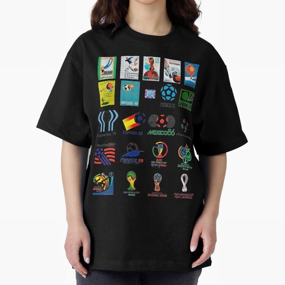 Soccer world logos Classic T-Shirt Cheer through Every Moment of FIFA World Cup 2026 USA Canada Mexico Spirit, Inspired by France, Neymar, Haaland and Cristiano Ronaldo, Worldwide Fan Energy, Dramatic Goals, Stadium Lights and Championship