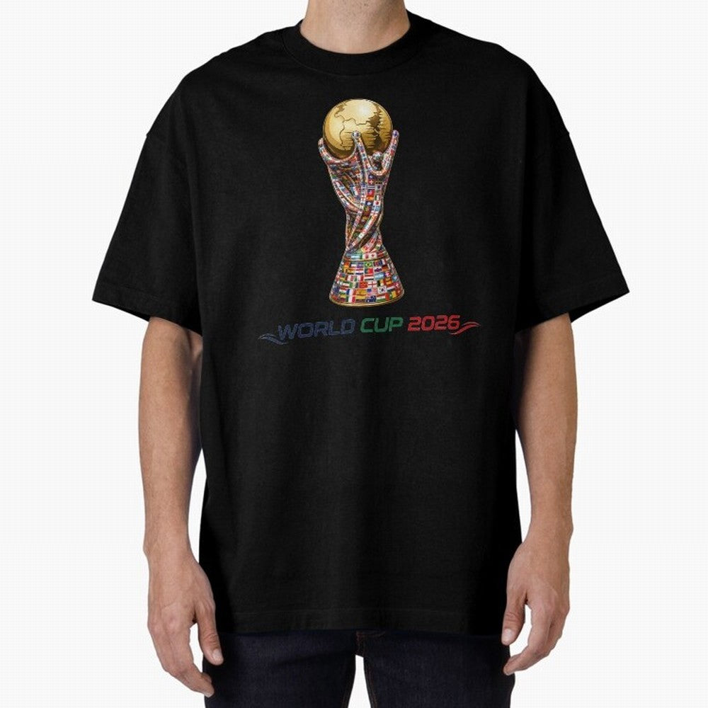 Collection World Cup 2026 Classic T-Shirt Bring International Match Energy to FIFA World Cup 2026 Highlighting Messi and Cristiano Ronaldo, Brazil Energy, Soccer Culture, Superstar Moments, National Team Dreams and Competitive Fire; Great for Watch