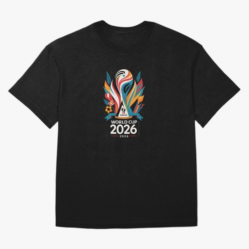 USA World Cup 2026 Football Fan T-Shirt_84827790 Classic T-Shirt Upgrade Global Football Passion for FIFA World Cup 2026 USA Canada Mexico, Filled with Mbappe, Portugal, Vintage Soccer Flavor, Modern Football Stars, National Flags and Final Night