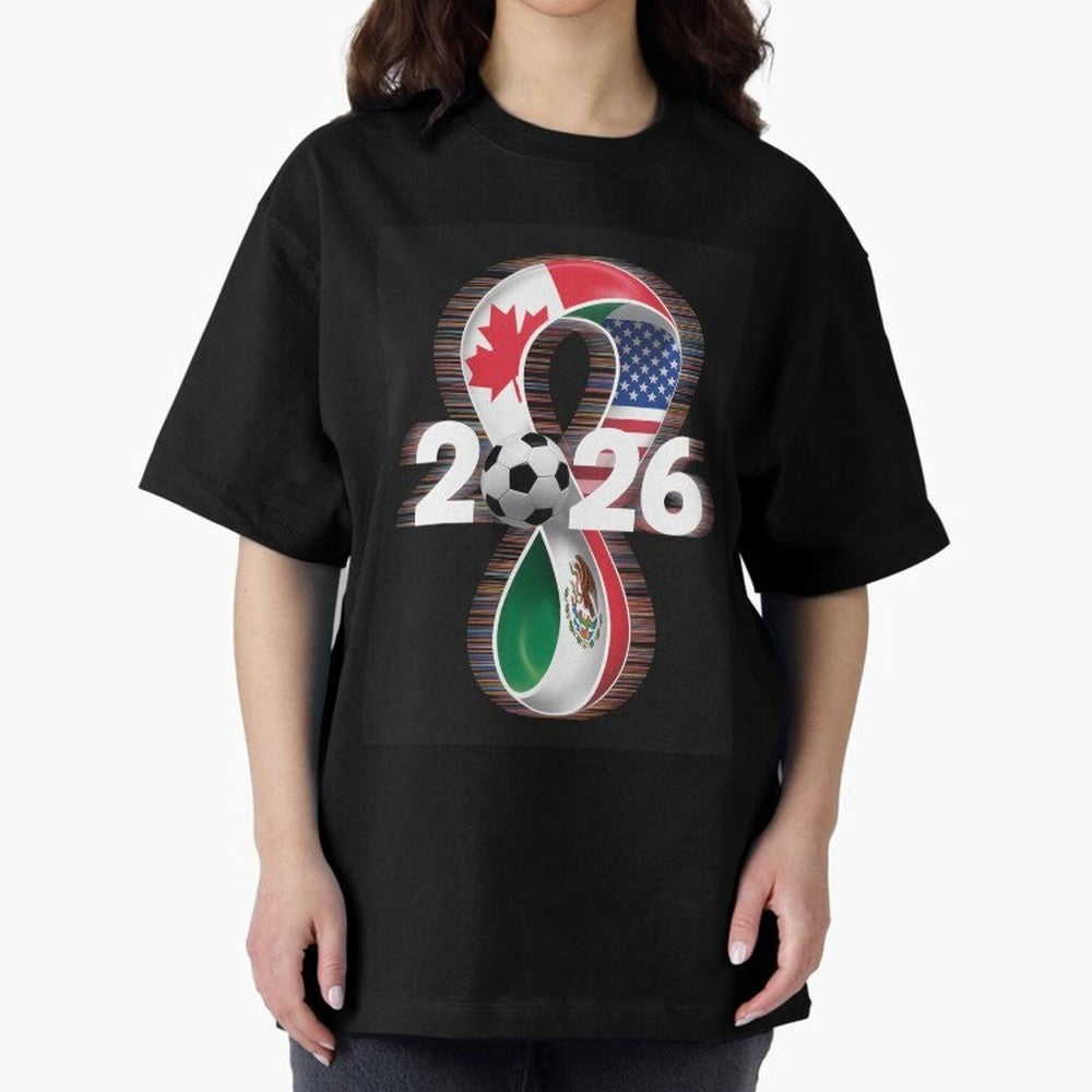 USA Canada Mexico soccer football 2026 Classic T-Shirt Join the Countdown to FIFA World Cup 2026 Spirit, Filled with Portugal, Spain and Germany, Neymar, Haaland and Cristiano Ronaldo, Tournament Hype, Historic Matchups, Family Viewing Parties and