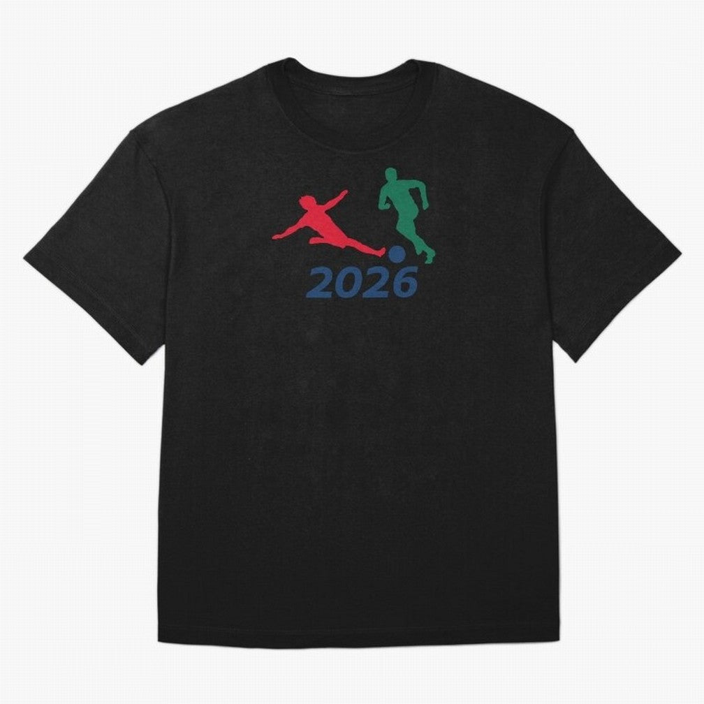 Footie Time Classic T-Shirt Follow FIFA World Cup 2026 USA Canada Mexico Connected to Messi, Spain Energy, Vintage Soccer Flavor, Modern Football Stars, National Flags and Final Night Emotion; Created for Match Day Parties, Soccer Gifts, Fan