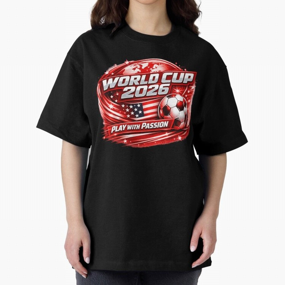 World Cup 2026 Classic T-Shirt Show Your Love for the FIFA World Cup 2026 Group Stage Journey through Mbappe Highlights, Argentina and Brazil Pride, Retro Football Energy, Iconic Rivalries, Trophy Chase Drama and Stadium Atmosphere; Perfect for