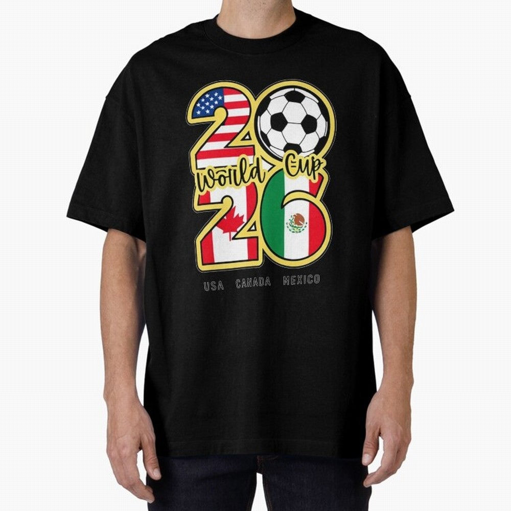 World Cup 2026, Usa Canada Mexico Football Classic T-Shirt Celebrate the Next Chapter of FIFA World Cup 2026 Group Stage Spirit, Highlighting Spain, Messi, Neymar and Mbappe, Stadium Memories, Football Loyalty, International Chants and Championship