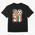 World Cup 2026, Usa Canada Mexico Football Classic T-Shirt Celebrate the Next Chapter of FIFA World Cup 2026 Group Stage Spirit, Highlighting Spain, Messi, Neymar and Mbappe, Stadium Memories, Football Loyalty, International Chants and Championship