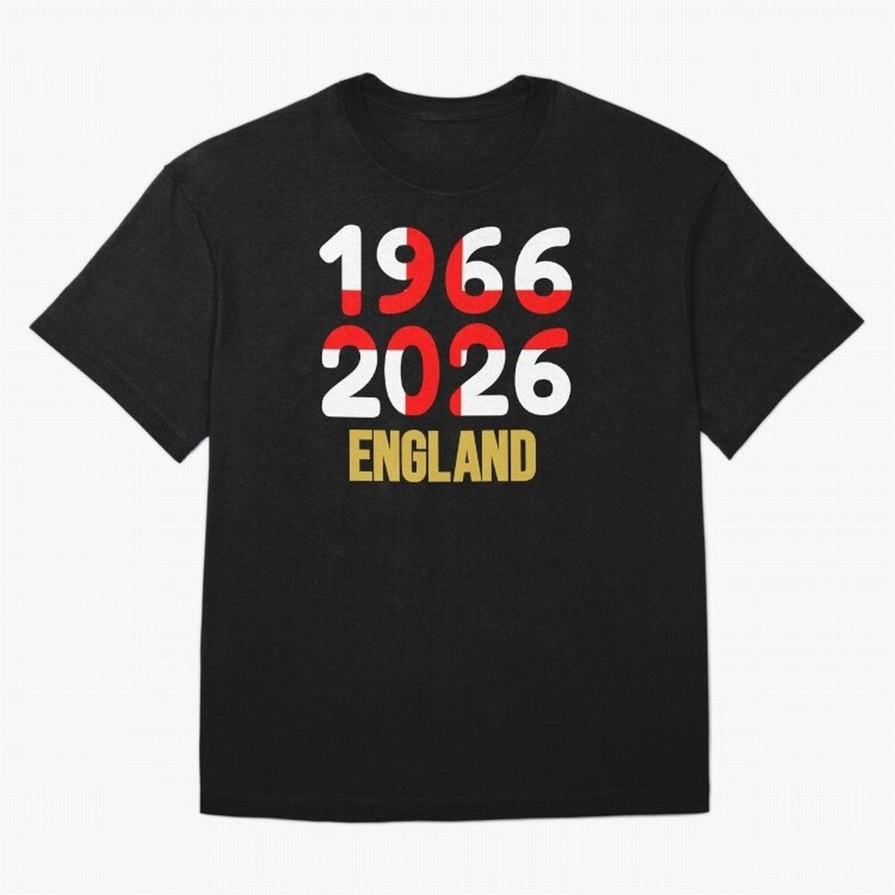 England 1966/2026 Classic T-Shirt Discover FIFA World Cup 2026 USA Canada Mexico Spirit, Centered on France and Portugal, Messi and Cristiano Ronaldo, Global Supporter Spirit, Legendary Goals, National Colors and Tournament Celebration; Ideal for