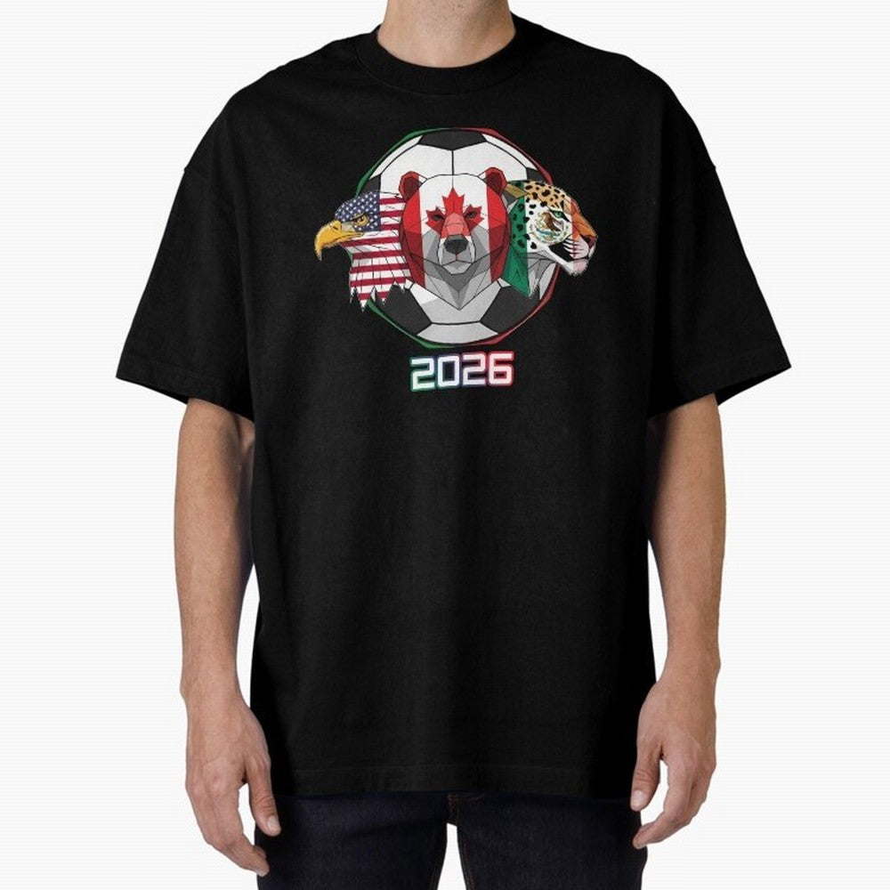 North American Soccer Animals 2026 Classic T-Shirt Step into FIFA World Cup 2026 Spirit, Centered on Argentina, France and Brazil, Messi and Cristiano Ronaldo, Goal Celebration Energy, Supporter Heritage, Football Icons and Worldwide Tournament