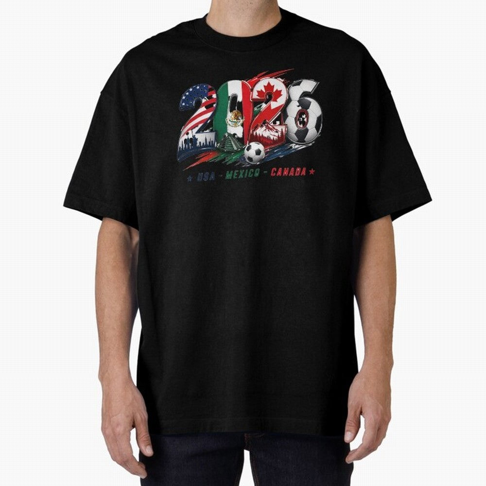 United by Football 2026 North America Soccer Design Classic T-Shirt Follow FIFA World Cup 2026 USA Canada Mexico for Fans of Messi and Cristiano Ronaldo and England, France and Netherlands, Bringing Supporter Pride, Iconic Celebrations, Legendary