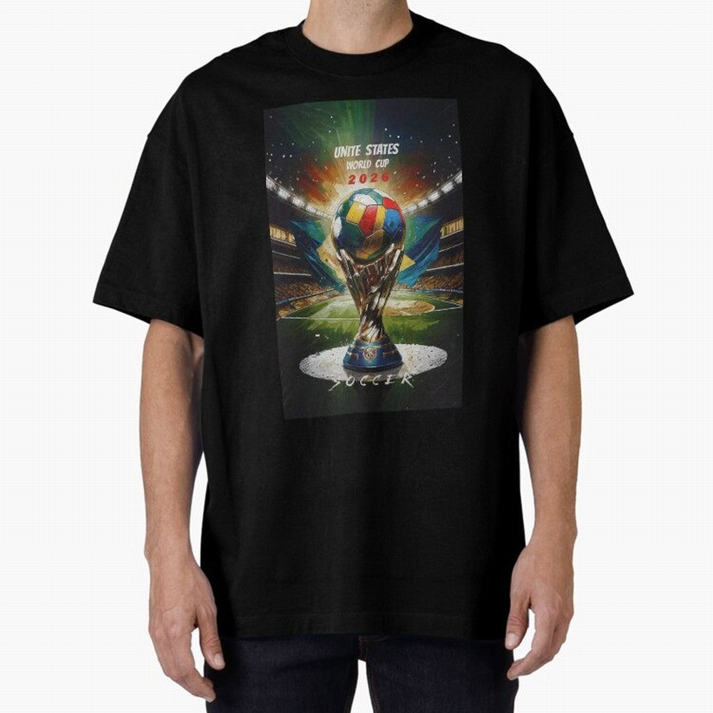 Unite States World Cup Classic T-Shirt Join FIFA World Cup 2026 USA Canada Mexico Spirit, with Portugal, Spain and Germany, Neymar, Vintage Soccer Flavor, Modern Football Stars, National Flags and Final Night Emotion; Created for Match Day Parties,