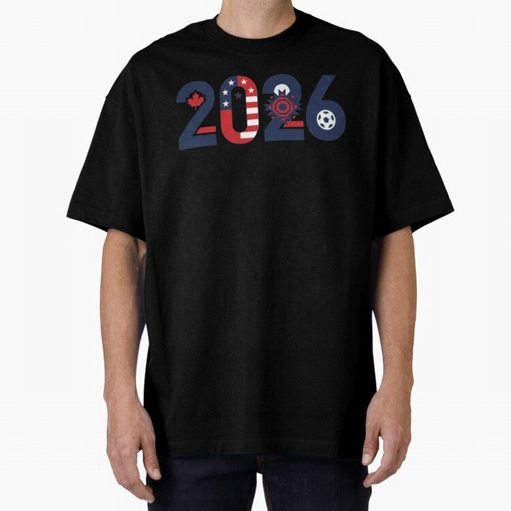 North America Soccer 2026 - Three Nations Fan Art Classic T-Shirt Experience the FIFA World Cup 2026 Journey through Messi and Cristiano Ronaldo Highlights, England, France and Netherlands Pride, Global Supporter Spirit, Legendary Goals, National
