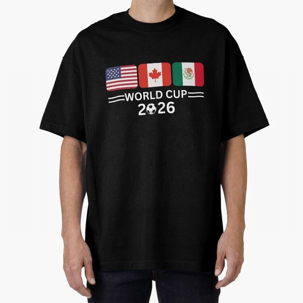 Football World Cup 2026 USA Canada Mexico Soccer & Football Fan Classic T-Shirt Represent the Passion of Match Day Hype around FIFA World Cup 2026 USA Canada Mexico, Cristiano Ronaldo, Haaland and CR7, England, Global Supporter Spirit, Legendary