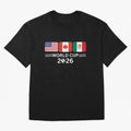 Football World Cup 2026 USA Canada Mexico Soccer & Football Fan Classic T-Shirt Represent the Passion of Match Day Hype around FIFA World Cup 2026 USA Canada Mexico, Cristiano Ronaldo, Haaland and CR7, England, Global Supporter Spirit, Legendary