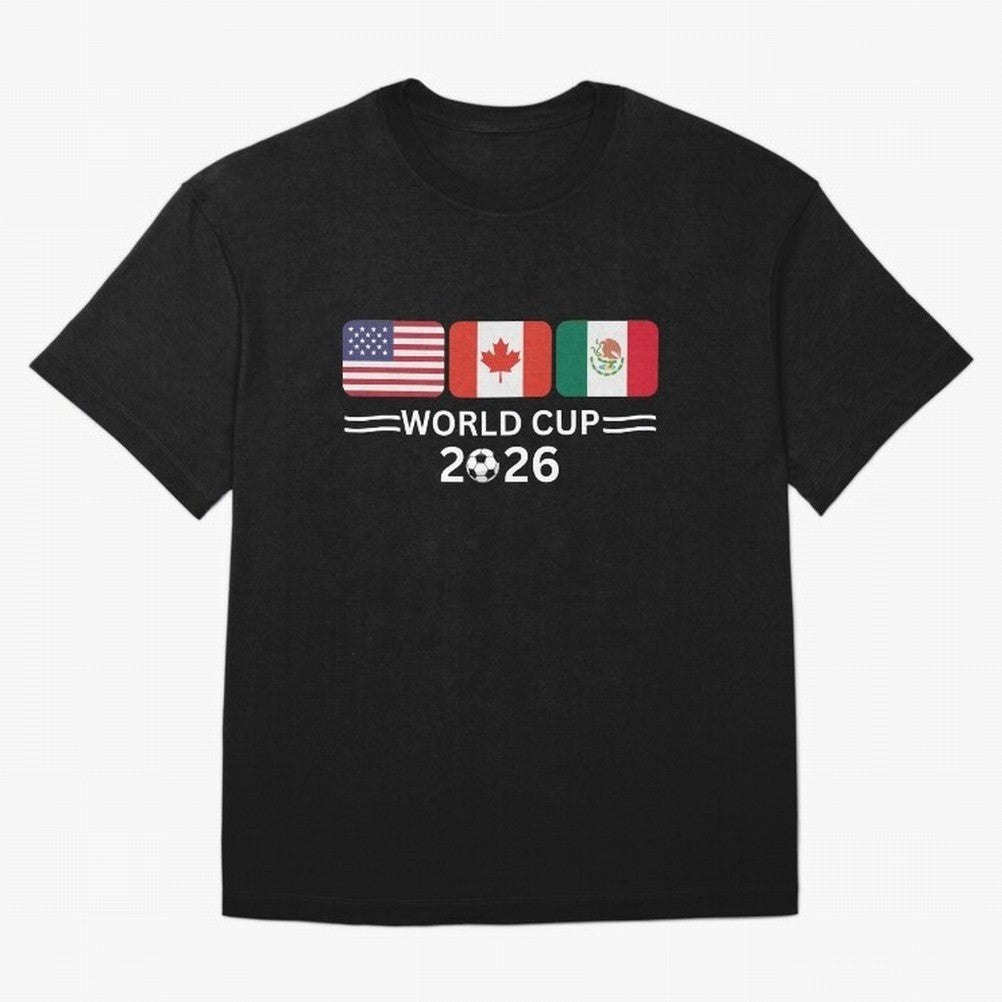 Football World Cup 2026 USA Canada Mexico Soccer & Football Fan Classic T-Shirt Represent the Passion of Match Day Hype around FIFA World Cup 2026 USA Canada Mexico, Cristiano Ronaldo, Haaland and CR7, England, Global Supporter Spirit, Legendary