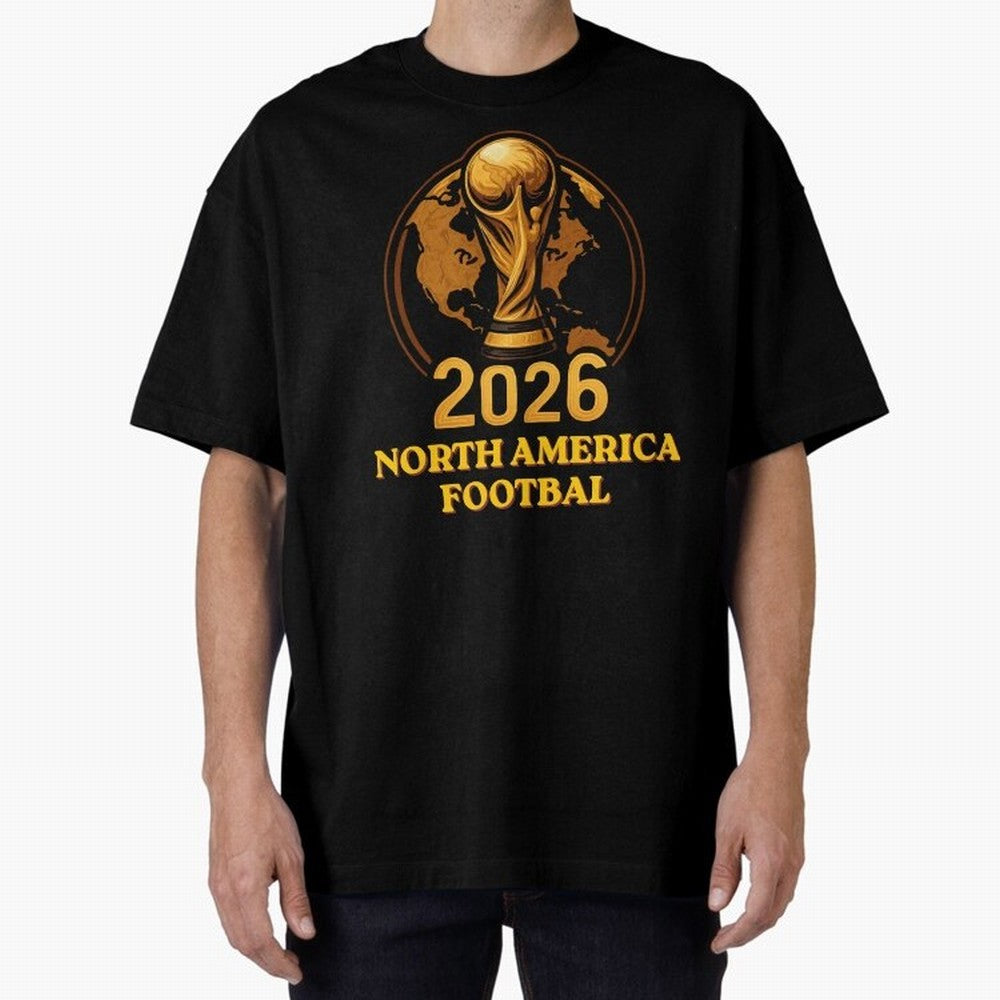 Soccer 2026 North America Football Fan Gift Shirt Classic T-Shirt Support the FIFA World Cup 2026 Group Stage Journey through Messi and Cristiano Ronaldo Highlights, Brazil Pride, Supporter Pride, Iconic Celebrations, Legendary Names and Global