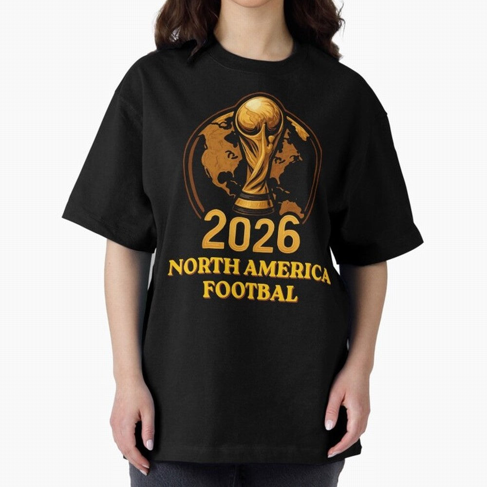 Soccer 2026 North America Football Fan Gift Shirt Classic T-Shirt Support the FIFA World Cup 2026 Group Stage Journey through Messi and Cristiano Ronaldo Highlights, Brazil Pride, Supporter Pride, Iconic Celebrations, Legendary Names and Global