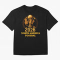 Soccer 2026 North America Football Fan Gift Shirt Classic T-Shirt Support the FIFA World Cup 2026 Group Stage Journey through Messi and Cristiano Ronaldo Highlights, Brazil Pride, Supporter Pride, Iconic Celebrations, Legendary Names and Global