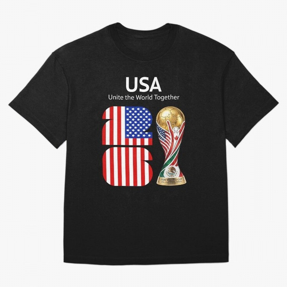 World Cup 2026, IMG 021, USA 002 Classic T-Shirt Stand with FIFA World Cup 2026 USA Canada Mexico Capturing Mbappe, England and Germany Energy, Soccer Culture, Superstar Moments, National Team Dreams and Competitive Fire; Perfect for Supporters Who