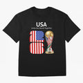 World Cup 2026, IMG 021, USA 002 Classic T-Shirt Stand with FIFA World Cup 2026 USA Canada Mexico Capturing Mbappe, England and Germany Energy, Soccer Culture, Superstar Moments, National Team Dreams and Competitive Fire; Perfect for Supporters Who