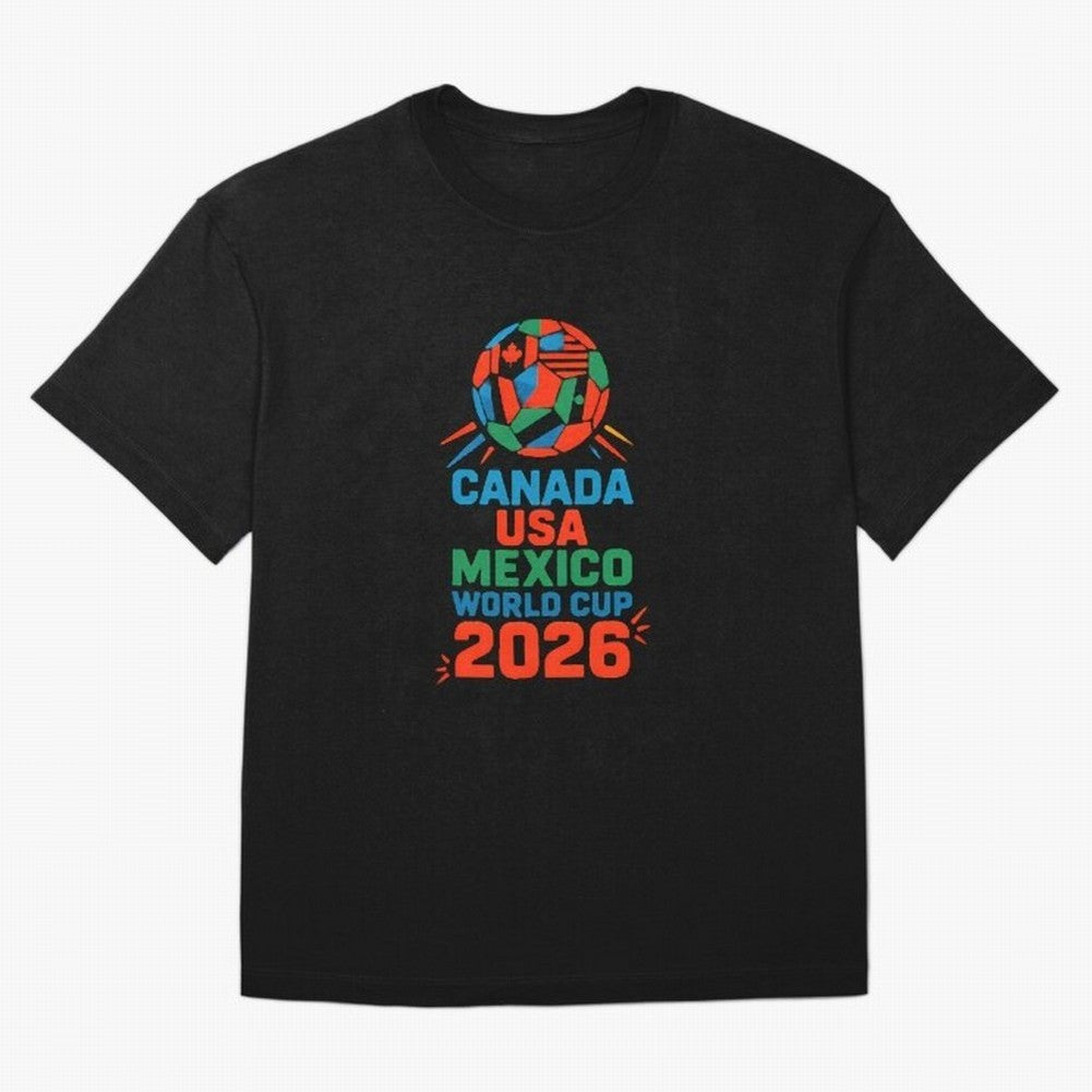 World Cup 2026 USA Canada Mexico ¡ª Retro Soccer Tournament Illustration Classic T-Shirt Bring a Champion Mindset to the FIFA World Cup 2026 Group Stage Journey through CR7 Highlights, Brazil Pride, Soccer Culture, Superstar Moments, National Team