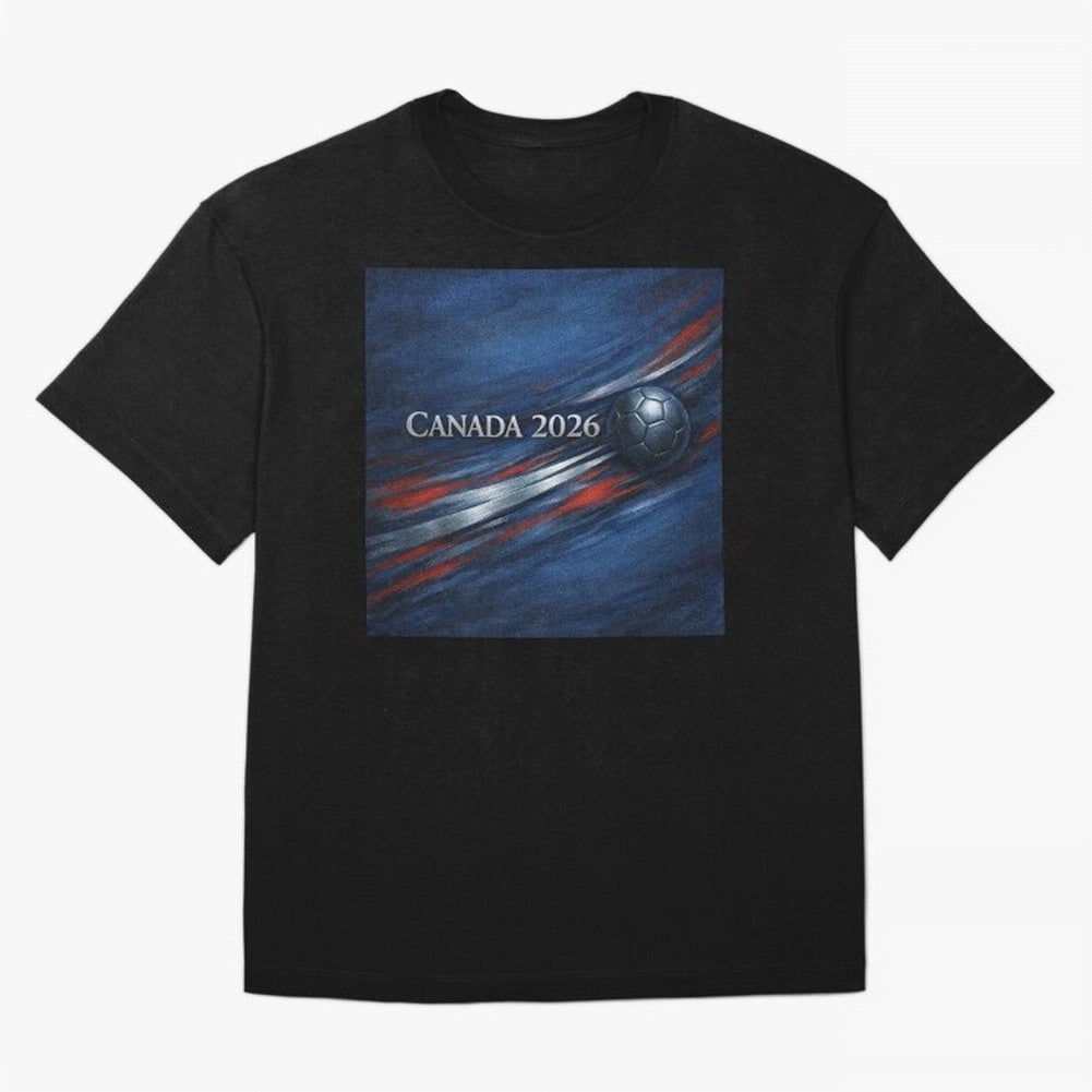 Canada 2026 Soccer Splash Classic T-Shirt Join the Countdown to Match Day Hype around FIFA World Cup 2026 Group Stage, Messi, Netherlands, Stadium Memories, Football Loyalty, International Chants and Championship Tradition; Perfect for People Who