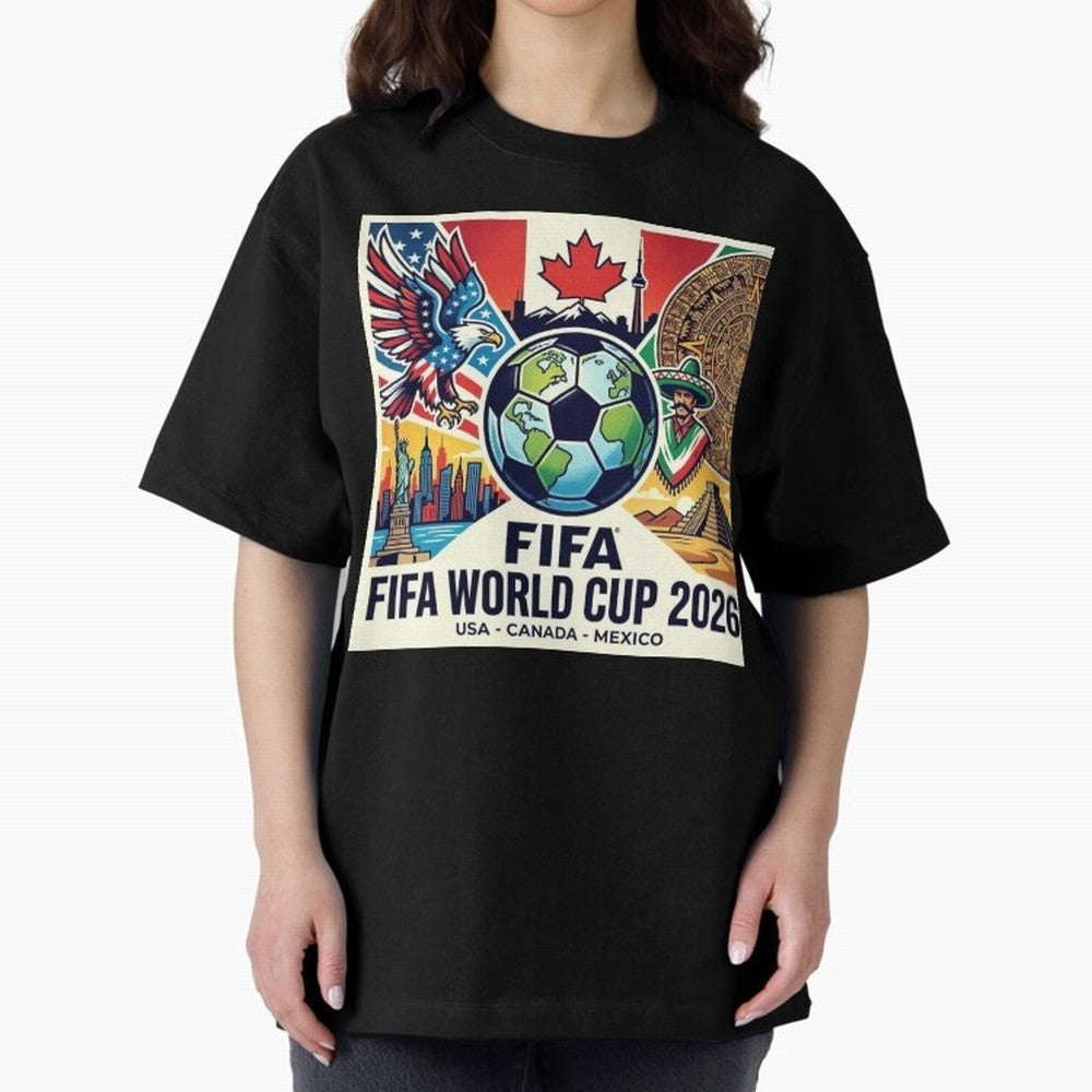 North America United Soccer 2026 Vintage Crest Classic T-Shirt Relive Legendary Nights from Global Football Passion for FIFA World Cup 2026 USA Canada Mexico, with Haaland, Argentina, France and Brazil, Supporter Pride, Iconic Celebrations,