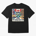 North America United Soccer 2026 Vintage Crest Classic T-Shirt Relive Legendary Nights from Global Football Passion for FIFA World Cup 2026 USA Canada Mexico, with Haaland, Argentina, France and Brazil, Supporter Pride, Iconic Celebrations,