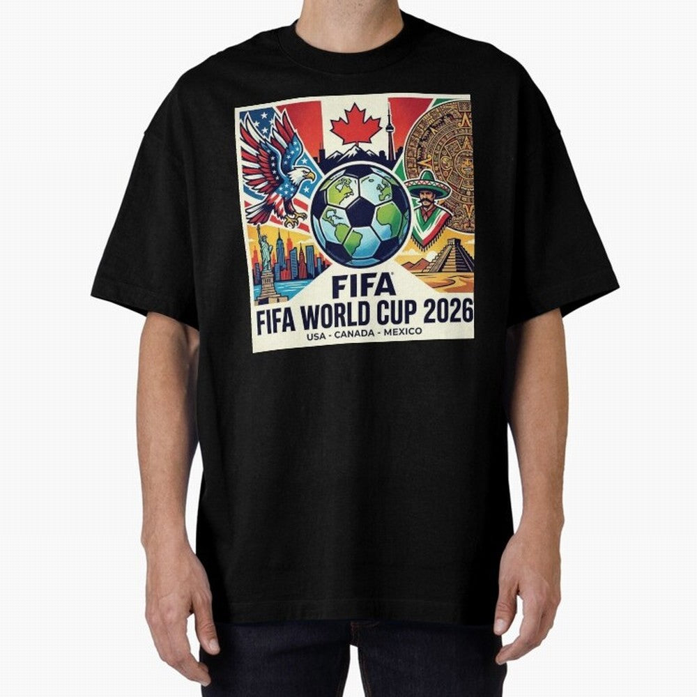 North America United Soccer 2026 Vintage Crest Classic T-Shirt Relive Legendary Nights from Global Football Passion for FIFA World Cup 2026 USA Canada Mexico, with Haaland, Argentina, France and Brazil, Supporter Pride, Iconic Celebrations,