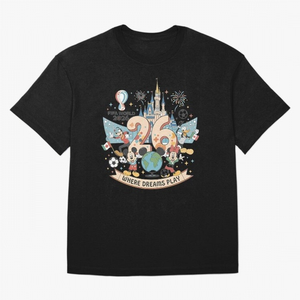 Dreamland Football World Cup26 Classic T-Shirt Bring International Match Energy to Match Day Hype around FIFA World Cup 2026 USA Canada Mexico, Neymar, Haaland and Cristiano Ronaldo, Brazil, Portugal and Argentina, Supporter Pride, Iconic