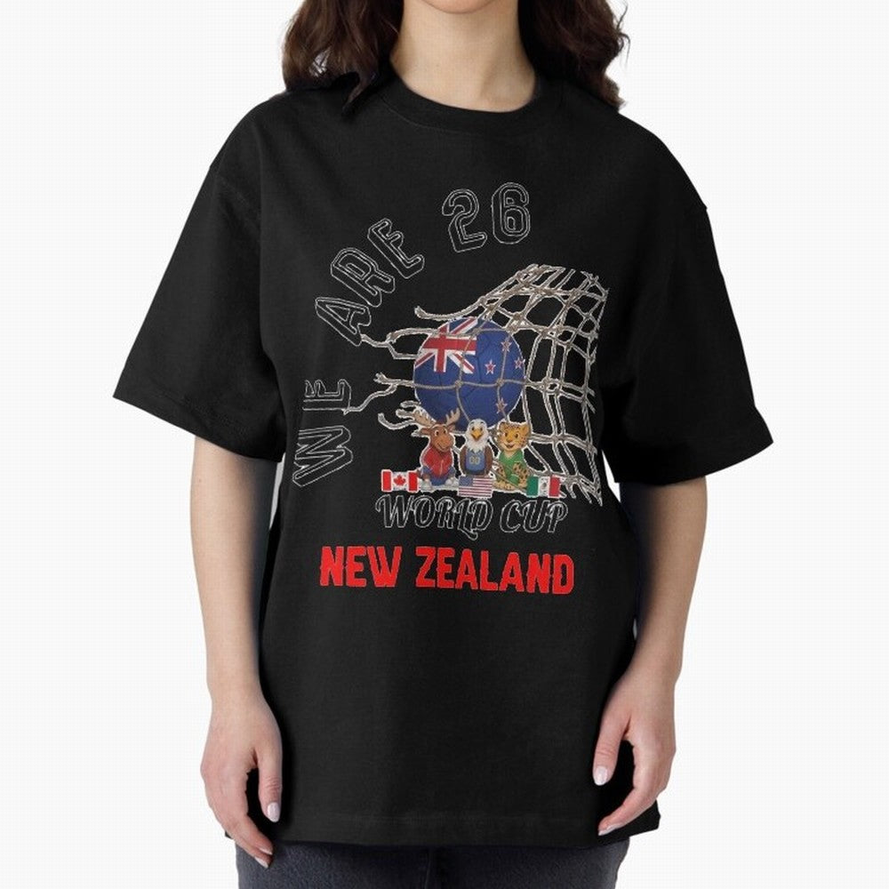 World cup 26 - New Zeland Classic T-Shirt Build FIFA World Cup 2026 Group Stage Connected to CR7 and Messi, Brazil, Portugal and Argentina Energy, Worldwide Fan Energy, Dramatic Goals, Stadium Lights and Championship Celebrations; Ideal for