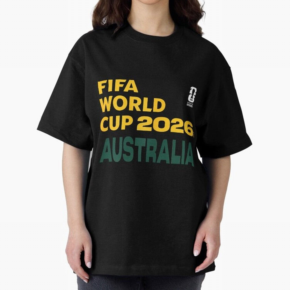 World Cup26 Australia Block Letters Classic T-Shirt Live the Energy of the FIFA World Cup 2026 USA Canada Mexico Journey through Messi and Cristiano Ronaldo Highlights, Netherlands Pride, Supporter Pride, Iconic Celebrations, Legendary Names and