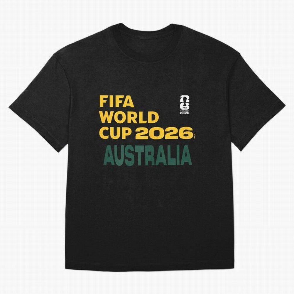 World Cup26 Australia Block Letters Classic T-Shirt Live the Energy of the FIFA World Cup 2026 USA Canada Mexico Journey through Messi and Cristiano Ronaldo Highlights, Netherlands Pride, Supporter Pride, Iconic Celebrations, Legendary Names and