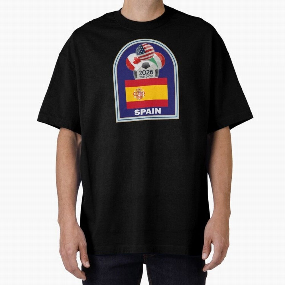 Spain 2026 Soccer T-shirt Classic T-Shirt Show Your Tournament Heart for Global Football Passion for FIFA World Cup 2026 Group Stage, Driven by Haaland, France, Goal Celebration Energy, Supporter Heritage, Football Icons and Worldwide Tournament