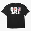 2026 World Cup North America Emblem Retro Classic T-Shirt Live the Energy of FIFA World Cup 2026 Group Stage Filled with Cristiano Ronaldo, Haaland and CR7, Argentina Energy, Worldwide Fan Energy, Dramatic Goals, Stadium Lights and Championship