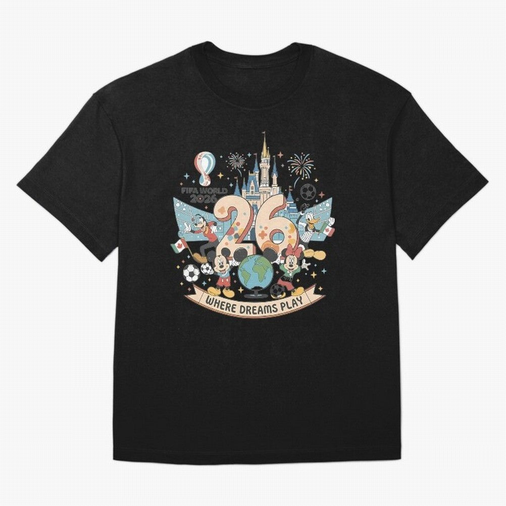 Dreamland Football 2026 Classic T-Shirt Show Support during FIFA World Cup 2026 Spirit, Filled with Portugal, Messi, Football Passion, Legendary Performances, Festival Vibes and Supporter Community; Great for Watch Parties, Sports Bars, Family