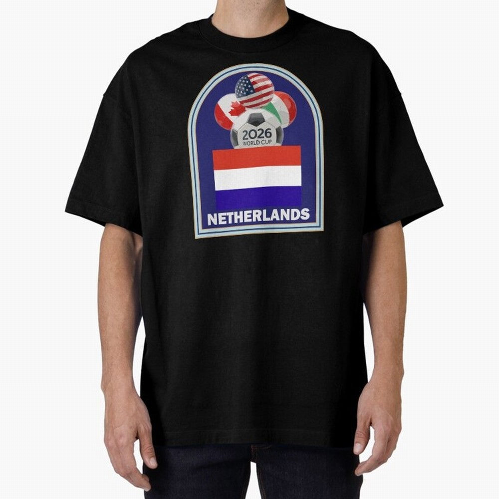 Netherlands 2026 Soccer T-shirt Classic T-Shirt Embrace Match Day Hype around FIFA World Cup 2026, Messi, CR7 and Mbappe, Brazil, Portugal and Argentina, Football Festival Excitement, Trophy Ambitions, Country Rivalries and Star Player Buzz;