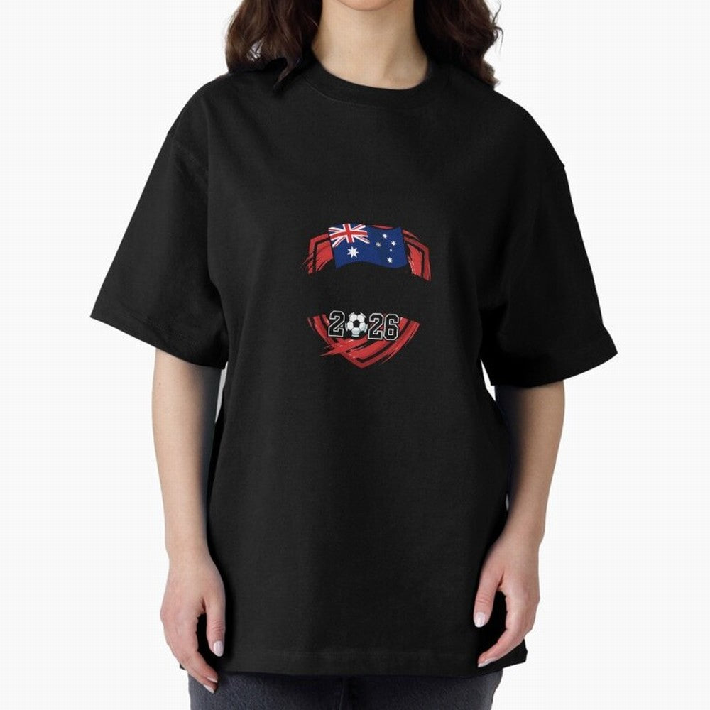 Australia World Cup 2026 Australia Football Classic T-Shirt Enjoy FIFA World Cup 2026 Group Stage Spirit, Filled with Spain, Neymar, Haaland and Cristiano Ronaldo, Goal Celebration Energy, Supporter Heritage, Football Icons and Worldwide Tournament