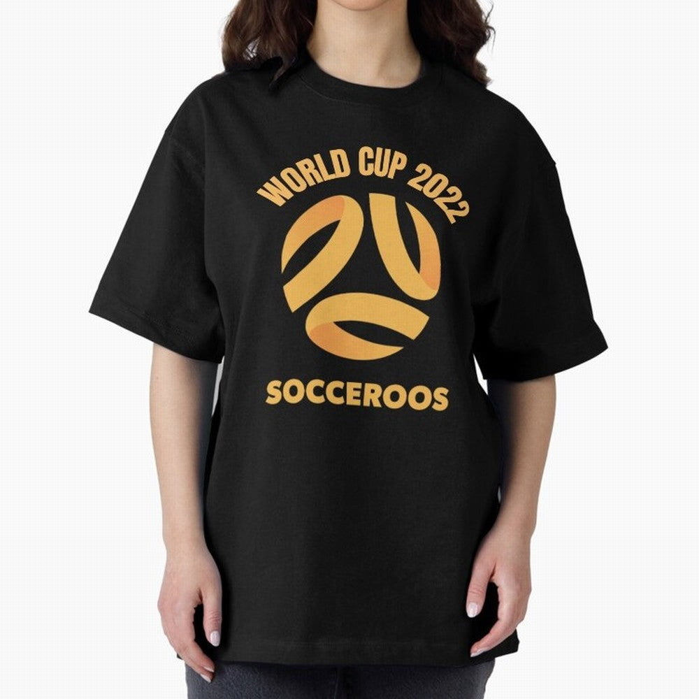 Socceroos World Cup 2022 Australia Classic T-Shirt Enjoy Global Football Passion for FIFA World Cup 2026, Highlighting Neymar, Haaland and Cristiano Ronaldo, Brazil, Portugal and Argentina, Vintage Soccer Flavor, Modern Football Stars, National