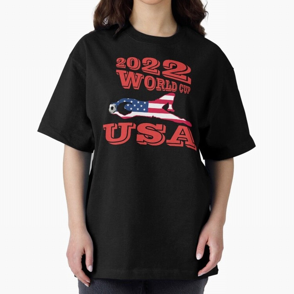 USA, Qatar World Cup 2022 Classic T-Shirt Experience Global Football Passion for FIFA World Cup 2026, Centered on Neymar, Haaland and Cristiano Ronaldo, Brazil, Portugal and Argentina, Sports Nostalgia, International Competition, Famous Players and