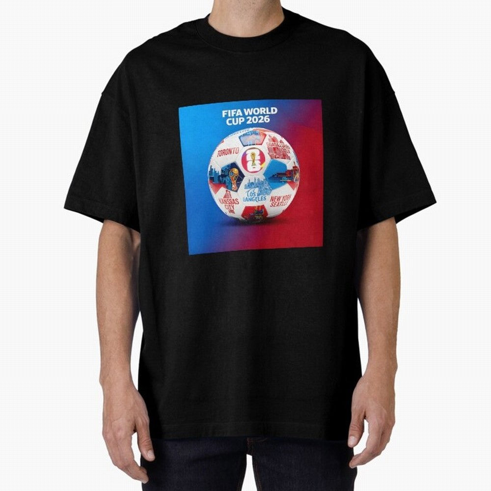 North America Football 2026 Classic T-Shirt Carry the Dream of Match Day Hype around FIFA World Cup 2026 USA Canada Mexico, CR7, France and Portugal, Championship Spirit, Famous Goals, Roaring Crowds and International Football Unity; Ideal for