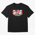 World Cup 2026 North America Flags Design ¨C USA Canada Mexico Soccer Fan Graphic Classic T-Shirt Represent Fans Who Live for FIFA World Cup 2026 Centered on Mbappe, Brazil, Portugal and Argentina Energy, Retro Football Energy, Iconic Rivalries,
