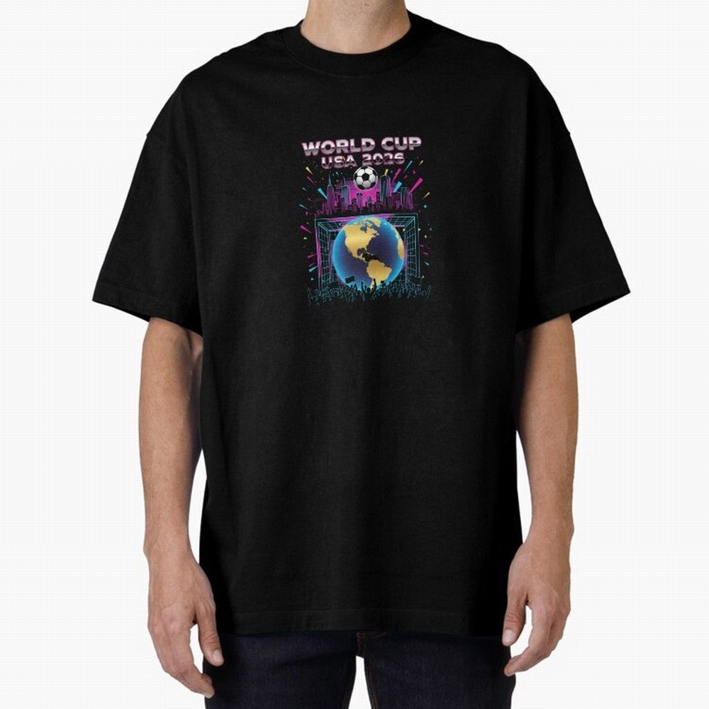 World Cup USA 2026 - Retro Soccer City Celebration Classic T-Shirt Bring Bold Fan Energy to FIFA World Cup 2026 Group Stage Capturing Cristiano Ronaldo, Brazil, Portugal and Argentina Energy, Vintage Soccer Flavor, Modern Football Stars, National