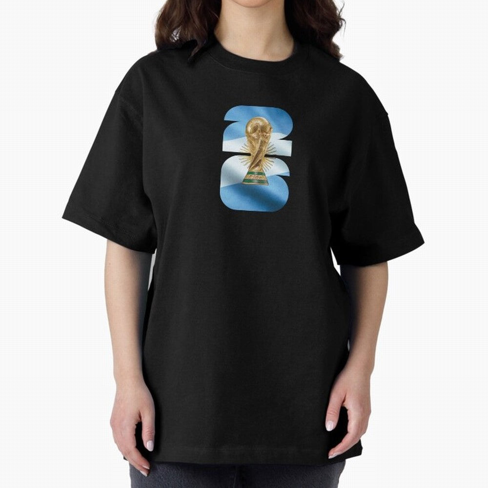 Argentina World Cup Classic T-Shirt Stand Out with Spirit from FIFA World Cup 2026 USA Canada Mexico Spirit, Inspired by Argentina, Neymar, Championship Spirit, Famous Goals, Roaring Crowds and International Football Unity; Perfect for People Who