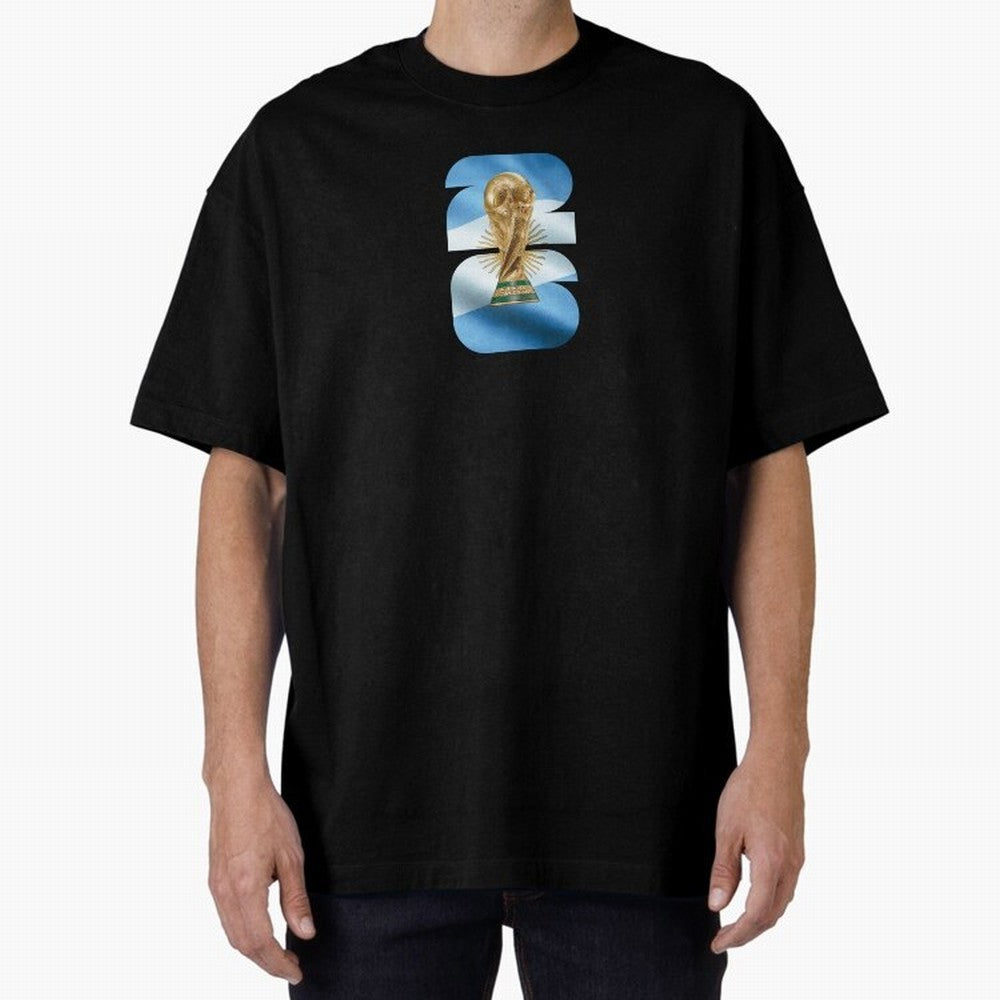 Argentina World Cup Classic T-Shirt Stand Out with Spirit from FIFA World Cup 2026 USA Canada Mexico Spirit, Inspired by Argentina, Neymar, Championship Spirit, Famous Goals, Roaring Crowds and International Football Unity; Perfect for People Who