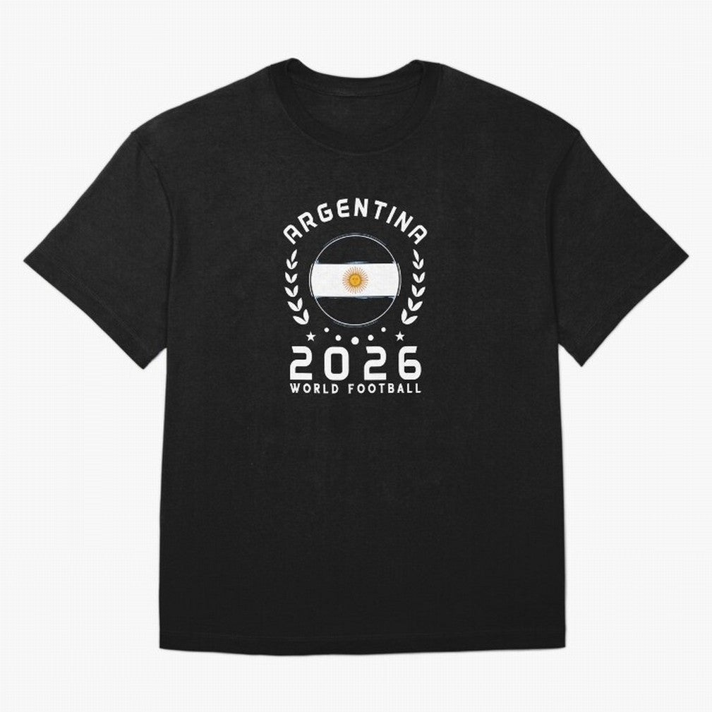 World Cup 2026 Argentina Football Fan Argentine Supporter T-Shirt_85614595 Classic T-Shirt Unlock FIFA World Cup 2026 USA Canada Mexico Spirit, Inspired by Netherlands, Mbappe and Neymar, Retro Football Energy, Iconic Rivalries, Trophy Chase Drama