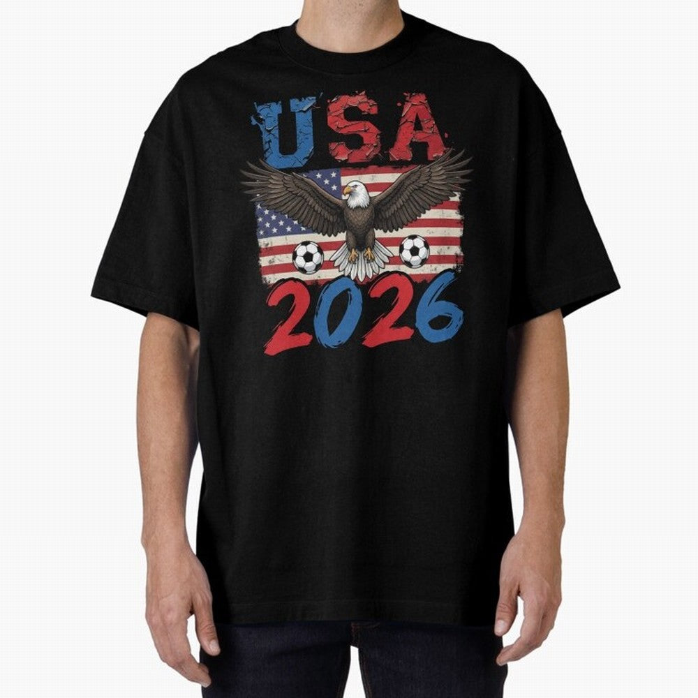 USA world cup 2026 soccer fan Classic T-Shirt Celebrate the Magic of Global Football Passion for FIFA World Cup 2026, Filled with Messi, CR7 and Mbappe, France and Portugal, Retro Football Energy, Iconic Rivalries, Trophy Chase Drama and Stadium